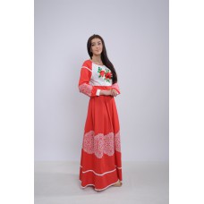 Embroidered dress "Bright Queen"